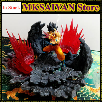 DBZ Son Goku Kamehameha Anime Figure Toys PVC Model Collection Dragon Ball Z DIY Effects Action Figurine Gift