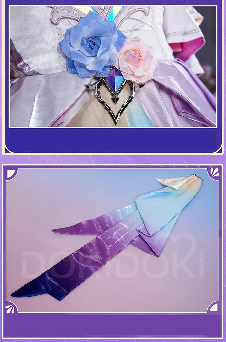 IN STOCK Cyrene Cosplay Costume Game Honkai: Star Rail【S-2XL】DokiDoki-R HSR Cyrene Dress Veil Plus Size