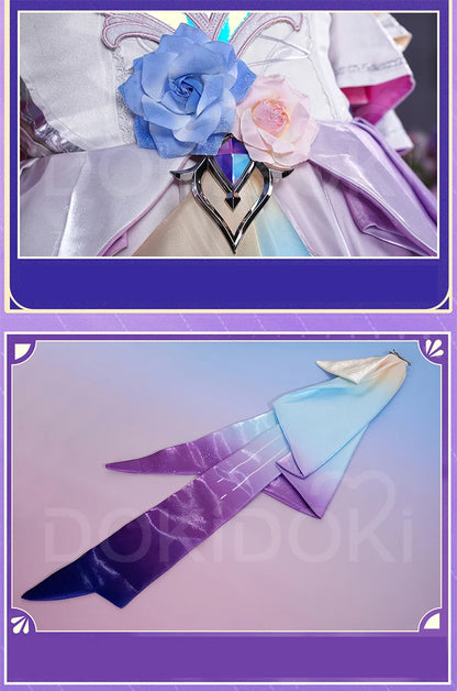 IN STOCK Cyrene Cosplay Costume Game Honkai: Star Rail【S-2XL】DokiDoki-R HSR Cyrene Dress Veil Plus Size