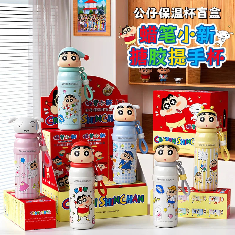 Original Crayon Xiaoxin Insulated Cup Blind Box Cute Large Capacity Portable Water Cup Christmas Surprise Girl Gift Mystery Box