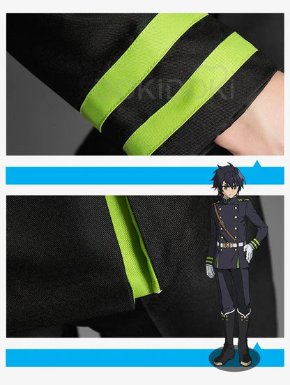 IN STOCK Yuichiro Hyakuya Cosplay Anime Seraph Of The End Cosplay DokiDoki-R Cosplay Hyakuya Yuichiro Cosplay Costume Uniform