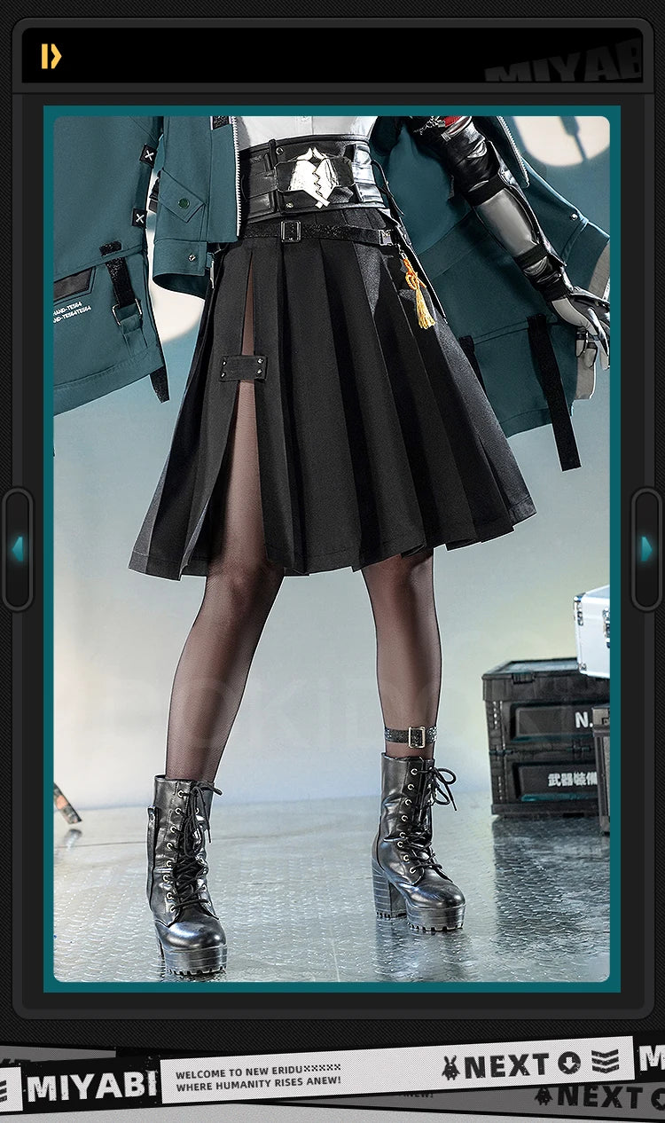 IN STOCK Hoshimi Miyabi Cosplay Costume Game Zenless Zone Zero Cosplay DokiDoki-SR Hoshimi Miyabi Cosplay Wig Women Halloween