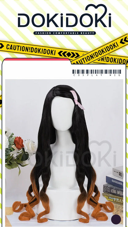 IN STOCK Tanjirouu Nezukoo Zenitsuu Mitsurii Shinobu Akazaa Wig Cosplay AnimeDokiDoki Women Tamayoo Hairpin Demon Free Wig Cap