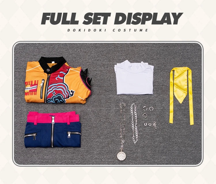 IN STOCK Rumii Zoeyy Miraa Cosplay Costume【XS-3XL】DokiDoki-N Women Yellow Suit Rumii Costume Halloween Cosplay How It's Done