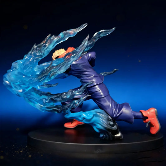 In Stock Anime Sorcery Fight Jjk Yuji Itadori Desktop Decoration Ornament Model Handmade With Base For Collect Toy Boy Gift