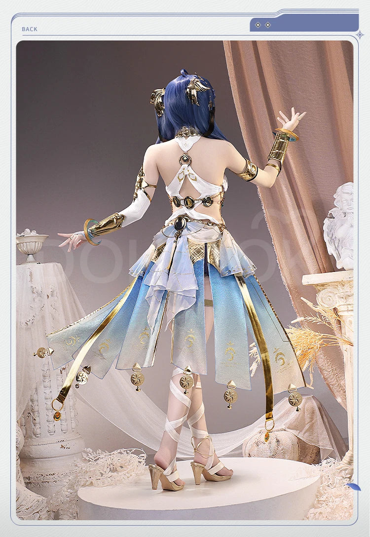 Iuno Cosplay Costume Game Wuthering Waves DokiDoki-SR Women Sexy Dress Costume Iuno Halloween Cosplay Metal Accessories