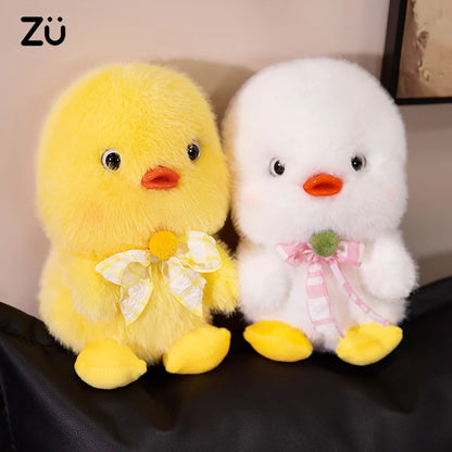 Cartoon Farm Animal Cute Duck Plush Toy Kawaii Plushies Yellow White Baby Duck Soft Doll Birthday Gift For Girl Boy