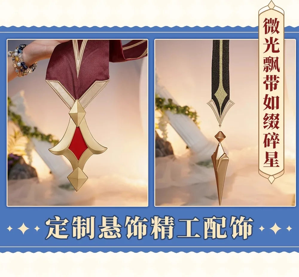 Genshin Impact Dahlia Cosplay Costume Wig New Skins Uniform Hat Goth Vampire Heterochromia Boy Mondstadt Halloween for Women Men