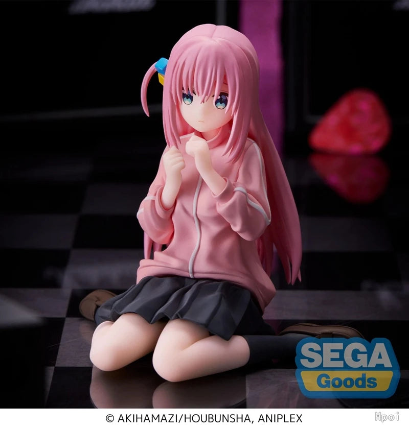 8cm Bocchi the Rock Hitori Gotoh Anime Figure Kawaii Sitting Melancholy Girl Action Figures PVC Adult Collection Model Doll Toys
