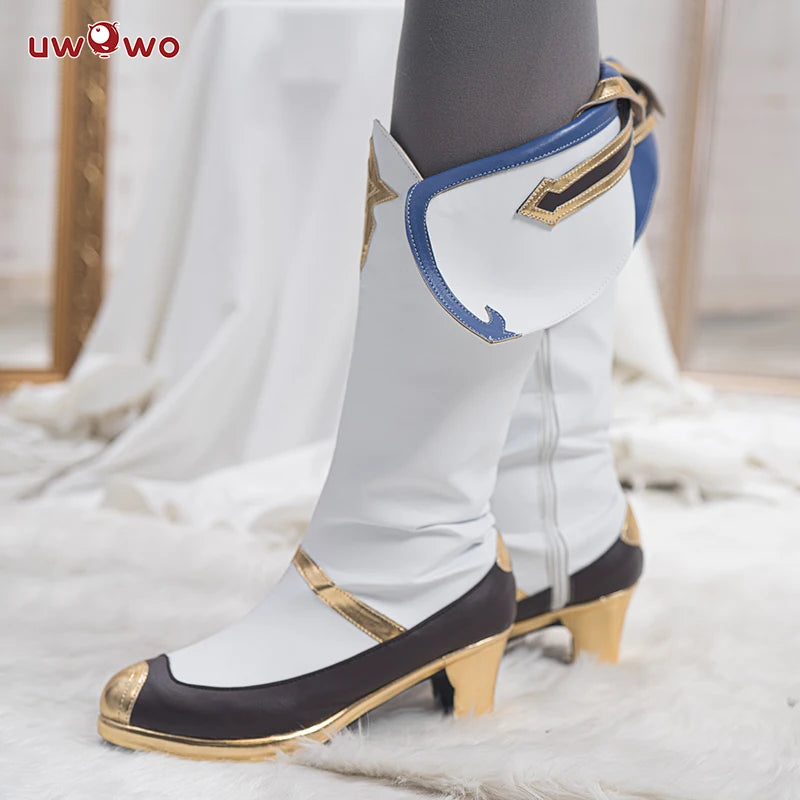 UWOWO Genshin Impact Shoes Sucrose Shoes Anemo Mondstadt Female Cosplay Shoes