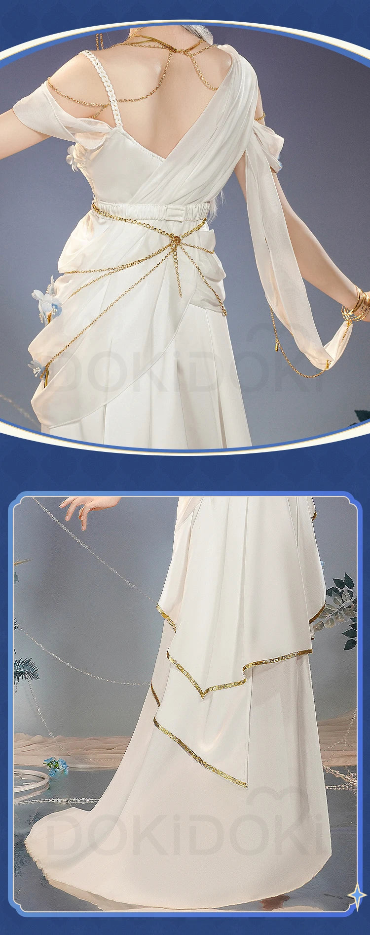 IN STOCK Frieren Cosplay Doujin Costume Anime Frieren: Beyond Journey's End DokiDoki-SR Women Witch Dress Frieren Oracle Wig