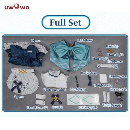 LAST BATCH UWOWO Exclusive Genshin Impact Fanart Faruzan Maid Cosplay Maid Dress Costume Full Set Outfit Role Play Women Cos