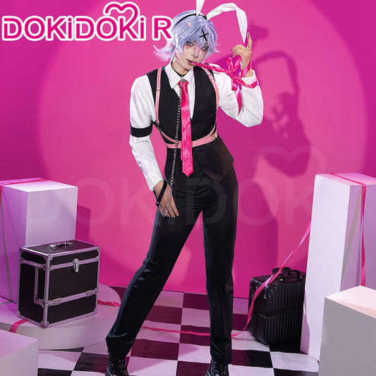 IN STOCK Mikuu Doujin Cosplay Costume【S-3XL】DokiDoki-R Mikku Rabbit Hole Cosplay Costume Men Ver Halloween
