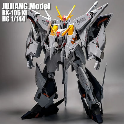 In Stock JUJIANG RX-105 XI HG 1/144 Assembly Model Kit Toys Action Figures Plastic Model Kits Robot Hobby Kids Gift