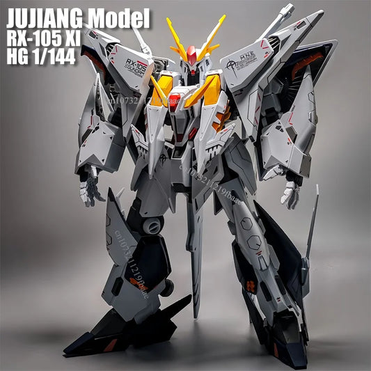 In Stock JUJIANG RX-105 XI HG 1/144 Assembly Model Kit Toys Action Figures Plastic Model Kits Robot Hobby Kids Gift