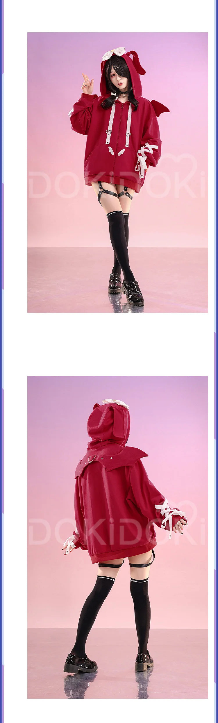 IN STOCK Ame chan Cospaly Costume Game Needy Streamer Overload Cosplay DokiDoki-SR Ame-chan Cospaly Women Causal Wear Costume