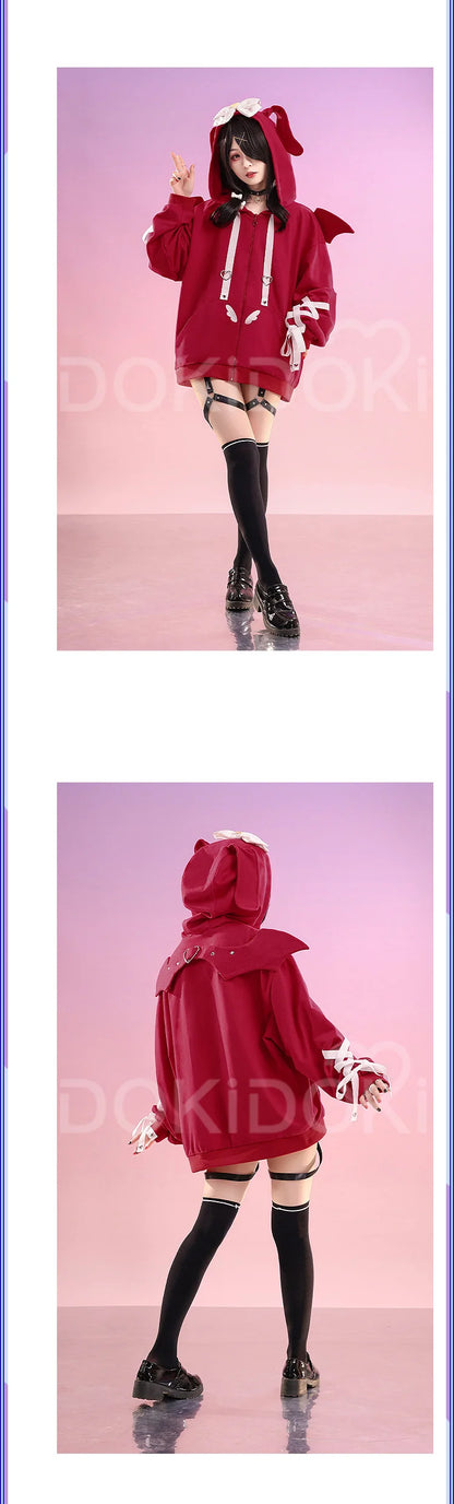 IN STOCK Ame chan Cospaly Costume Game Needy Streamer Overload Cosplay DokiDoki-SR Ame-chan Cospaly Women Causal Wear Costume