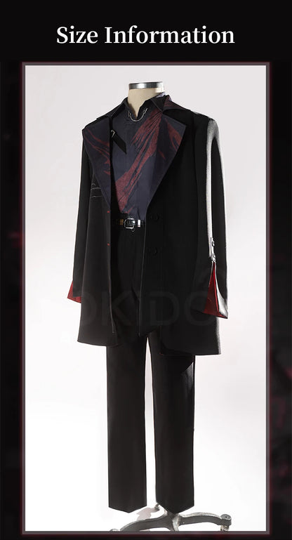 IN STOCK Sylus Cosplay Costume Game Love and Deepspace【S-2XL】DokiDoki-R Men Suit Relentless Conqueror Sylus Qinche Plus Size