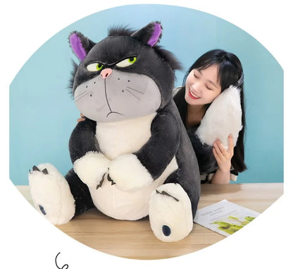 Disney Lucifer Plush Cartoon Cute Ugly Cat Doll Sitting In Tokyo Disney Plush Doll Cinderella Colleagues Spoof Doll Kids Gifts