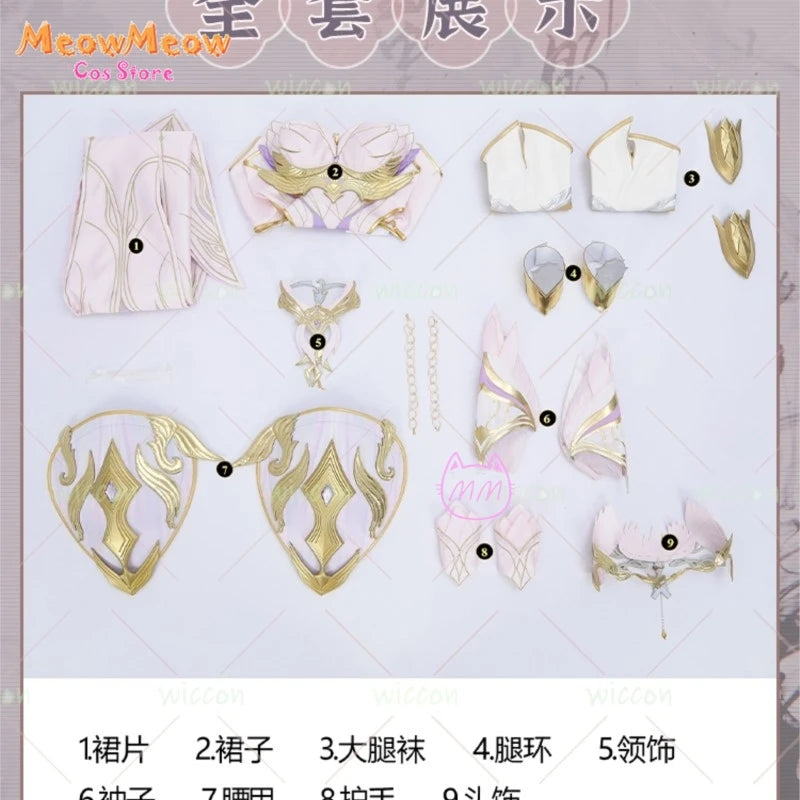 Soul Land Qian Renxue Cosplay Costume Set Polyester - suit / XL