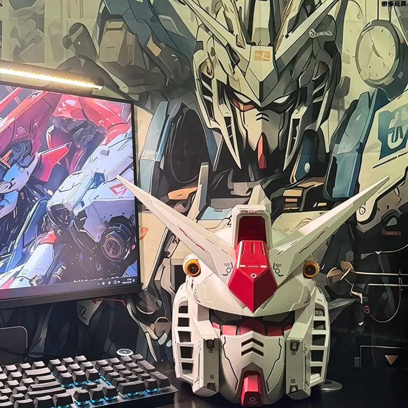 Gunpla Rx-78 Gundam BN Head Collection Action Figures Wearable Robot Helmet Kits Model Cosplay Birthday Gift for Kids