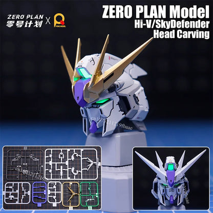 Zero Plan Model Head Carving Replace Head For MG 1/100 Hi-V V 1/72 SkyDefender Assembly Model Kit Toy Model Accessory Gift