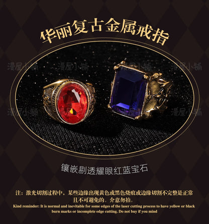 Identity V Prospector Cosplay Costume Wig Norton Campbell Uniform Hat Glasses Gambler in The Spotlight Halloween Women Men Props