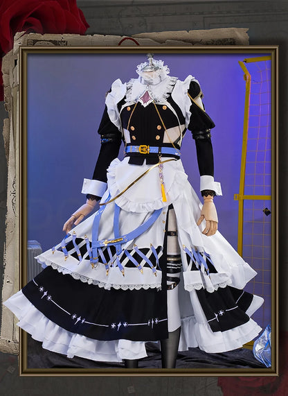Blade Cosplay Costume Game Nu: Carnival Cosplay【S-2XL】DokiDoki-R Men Sexy Maid Costume Dress Blade Halloween Cosplay Plus Size