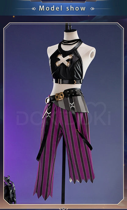 IN STOCK Jinxx Cosplay Costume Game【XS-3XL】DokiDoki-R Women Costume Jinxx Cosplay Plus Size