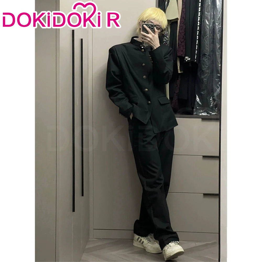 Ken Takakura Rintarou Cosplay Costume Anime【S-2XL】DokiDoki-R Men Black Universal School Uniform Suit Daily DK Costume Plus Si