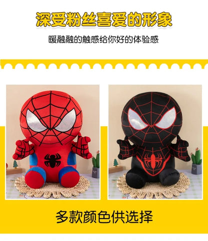 Spider Man Plush Dolls Toys 25/35/45CM Marvel Figure Model Plushies Stuffed Doll Home Room Decor Peluche Pillow Birthday Gifts