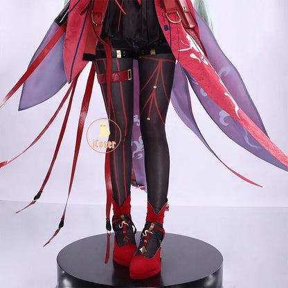 Wuthering Waves Phrolova Cosplay Costume Wig Dress Headwear Earrings Fractsidus Halloween Party for Women Girls Accessory Props