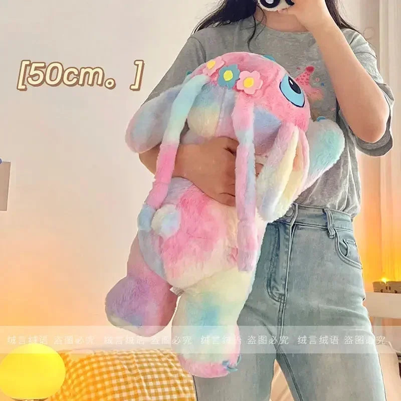 120cm Large Big Size Disney Stitch Anime Plush Stuffed Doll Room Kawaii Plushies Pillow Ornaments Children's Holiday Gifts