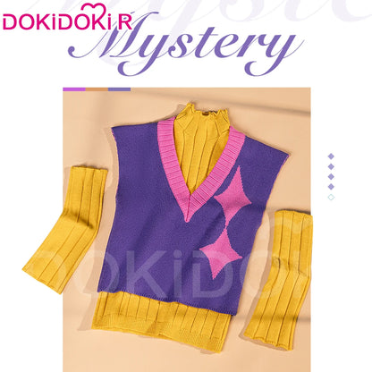 【Last Batch】IN STOCK Babyy Mysteryy Cosplay【S-2XL】DokiDoki-R Soda Pop Men Sweater Babyy Mysteryy Abbyy Costume Plus Size