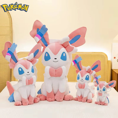 40/50/75CM Big Size Pokemon Sitting Sylveon Plushies Cartoon Anime Stuffed Comfortable Soft Doll Bolster Decorate Cushion Gift