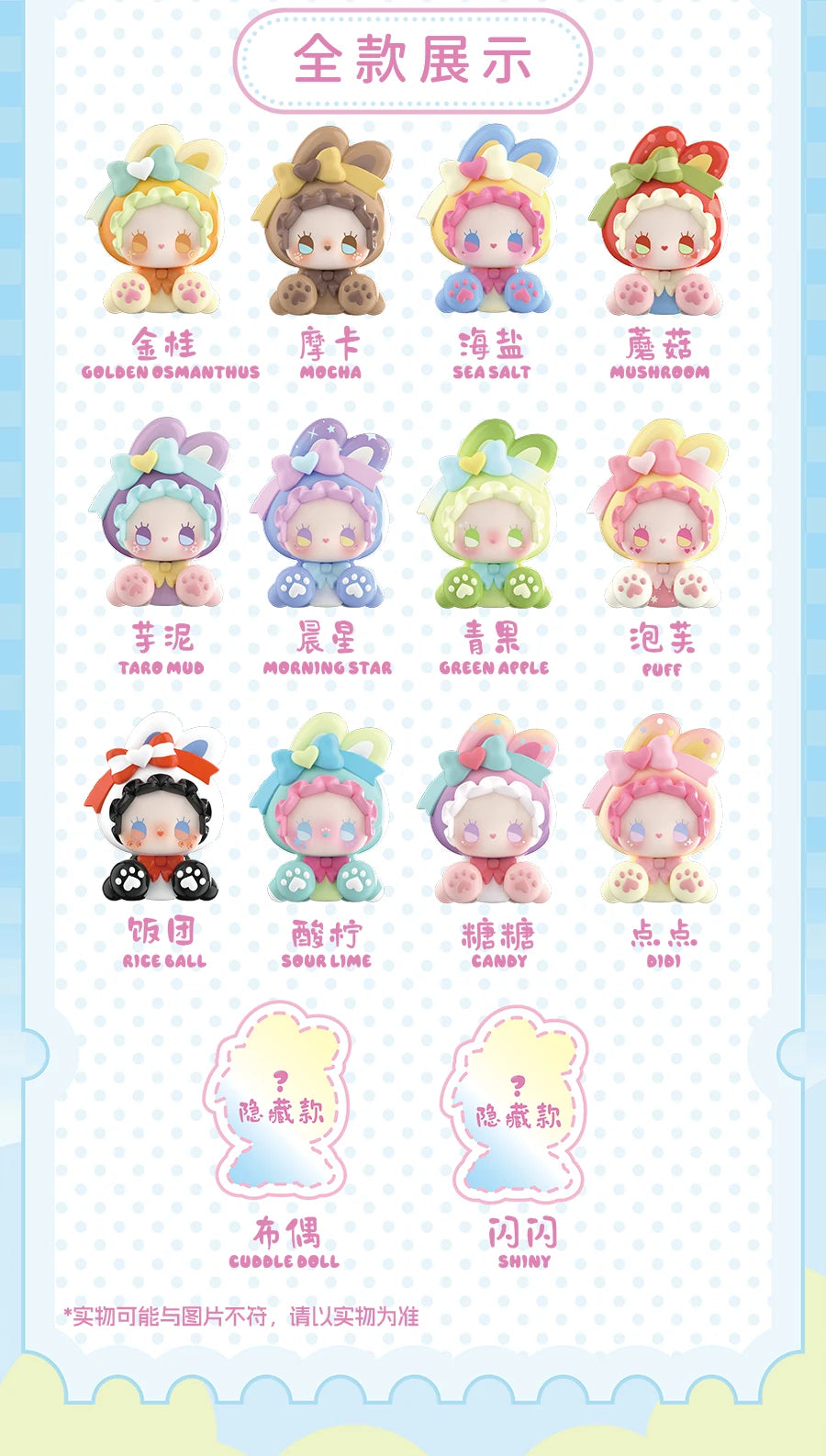 Emma Rabbit Collector Series Blind Box Trendy Toy Doll Exquisite desktop ornaments room decorations mysterious boxes girls gifts