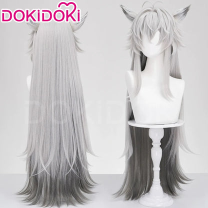 Lappland Saluzzo Cosplay Costume Game Arknights DokiDoki-SR Lappland Cosplay Wig Ears Women Halloween Costume Wig