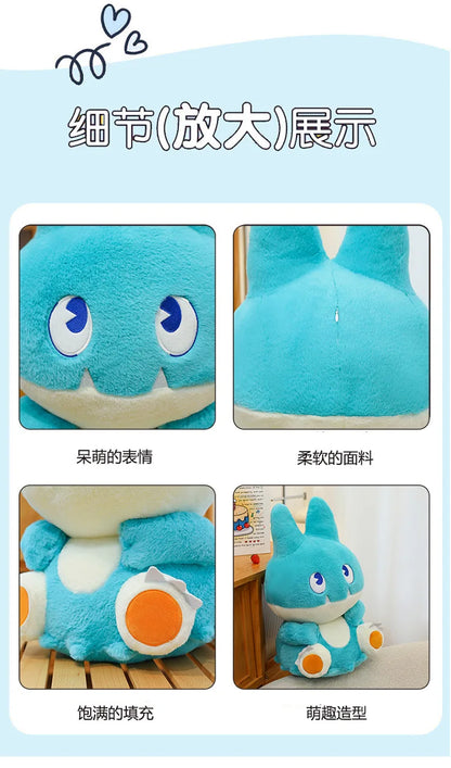 45/60/80cm Big Size Pokemon Snow Lax Anime Plush Stuffed Doll Room Decoration Plushies Kawaii Pillow Ornaments Children's Gifts