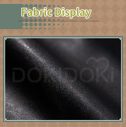 Osaragi Cosplay Custome Anime DokiDoki-R Women Black Long Dress Costume Ms.Osaragi Cosplay Headdress