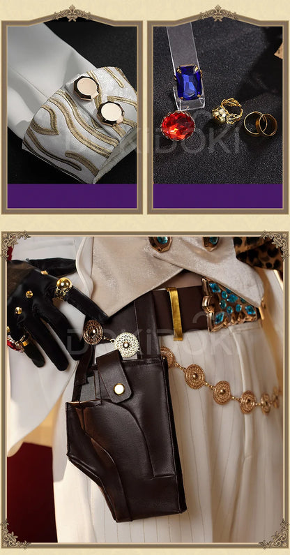 Norton Campbell Prospector Cosplay Costume Identity V DokiDoki-SR Men Uniform Norton Campbell Cosplay Hat