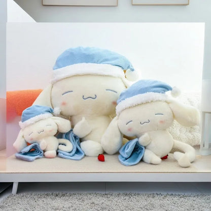 50CM Sanrio Sleeping Cartoon Anime Cinnamoroll Plushies Stuffed Animal Home Decoration Peluche Sleeping Pillow Holiday Gifts