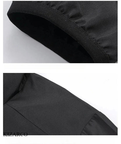 2025 Running Jacket Autumn Reflective Hooded Gradient Color Sportswear Breathable Men and Women Jogging Coat