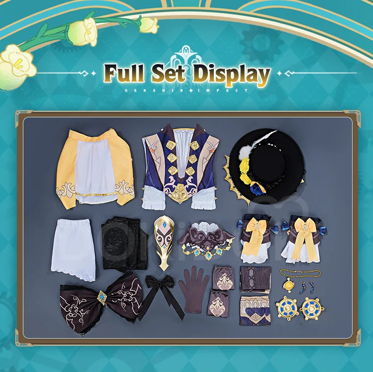 IN STOCK Furina Navia Focalors Cosplay Costume Game Genshin Impact【XS-3XL】DokiDoki-N Women Cosplay Fontaine Furina Plus Size