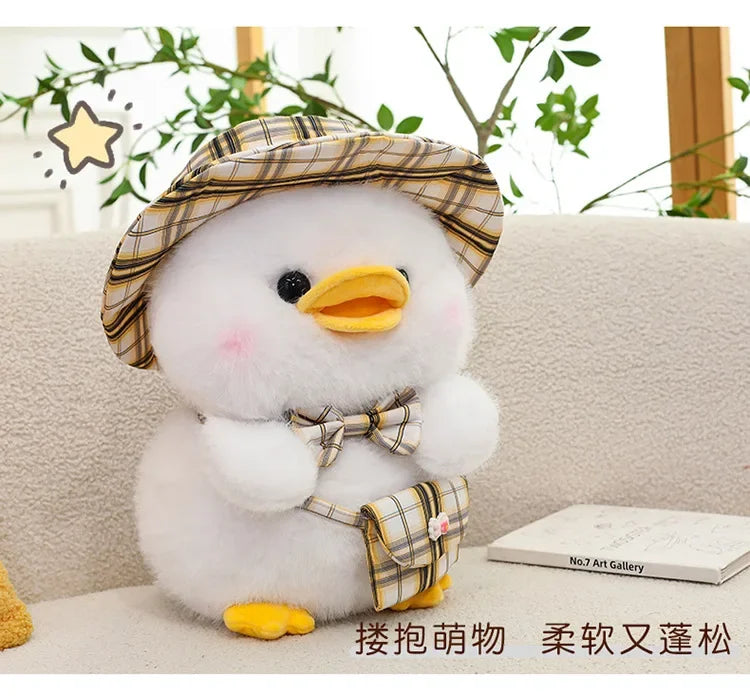 New 25/35/45cm Kawaii Cute Gentleman Duck Plush Toy Children's Pillow Doll Interior Decoration Boys and Girls Birthday Gifts