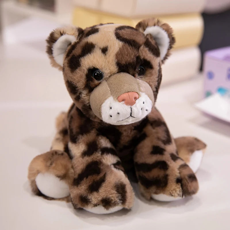 Cute Plush Animal Toys Set Panda Bear Fox Raccoon Elephant Giraffe Frog Soft Stuffed Dolls for Kids Sleep Appliance Baby Gift