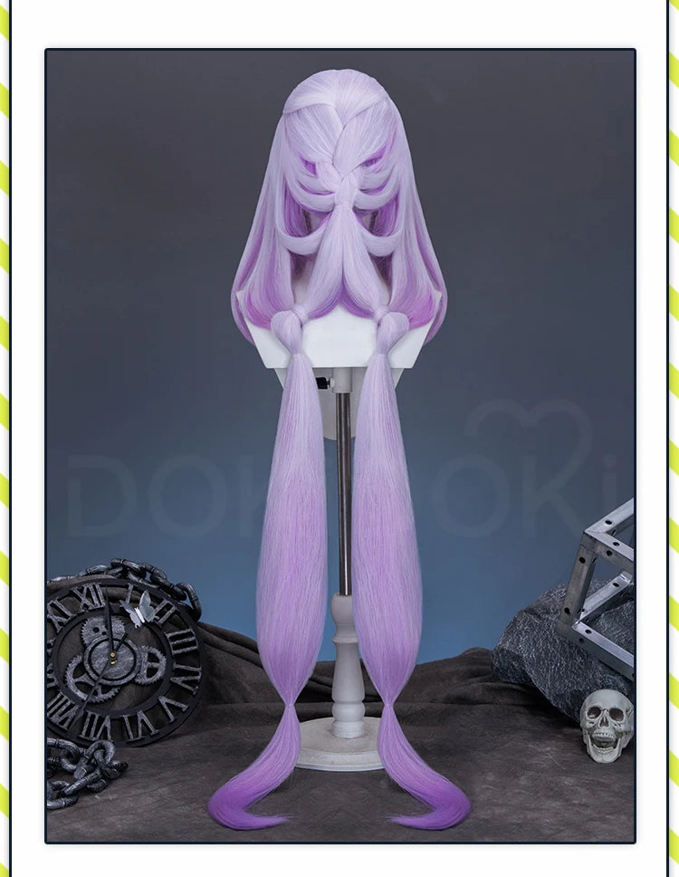 IN STOCK Castorice Hyacine Wig Game Honkai: Star Rail DokiDoki Halloween 100cm Long Hair Castorice Cosplay Headwear Free Cap