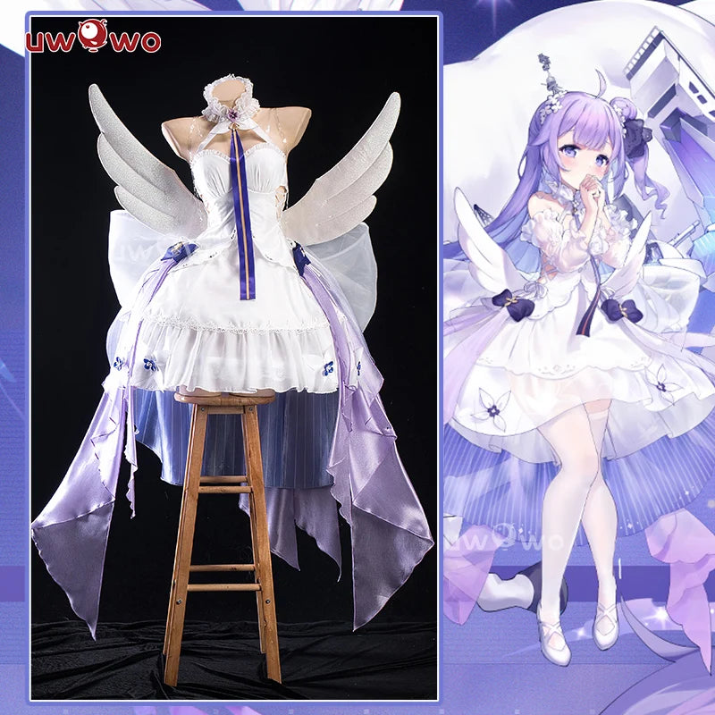 LAST BATCH UWOWO Unicorn Cosplay Game Azurr Lanee Unicorn (Retrofit) Cosplay Costume Dress Halloween Costume