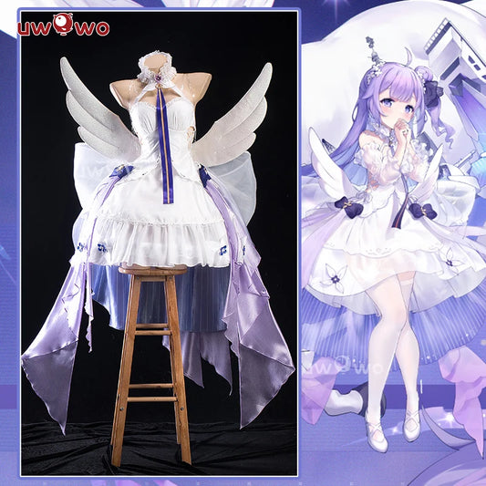 LAST BATCH UWOWO Unicorn Cosplay Game Azurr Lanee Unicorn (Retrofit) Cosplay Costume Dress Halloween Costume