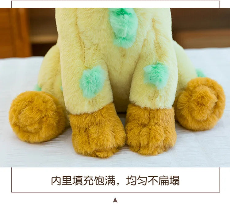 45/55/65CM Big Size Pokemon Leafeon Plushies Kawaii Cartoon Anime Doll Comfortable Soft Doll Children's Ornament Toy Gifts