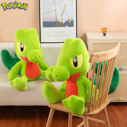 35-60CM Big Size Treecko Plushies Pokemon Anime Cartoon Peluche Kawaii Ornament Comfortable Soft Doll Children's Toy Gifts